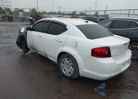2014 Dodge Avenger Se из США, поврежденный, VIN 1C3CDZAB2EN149417